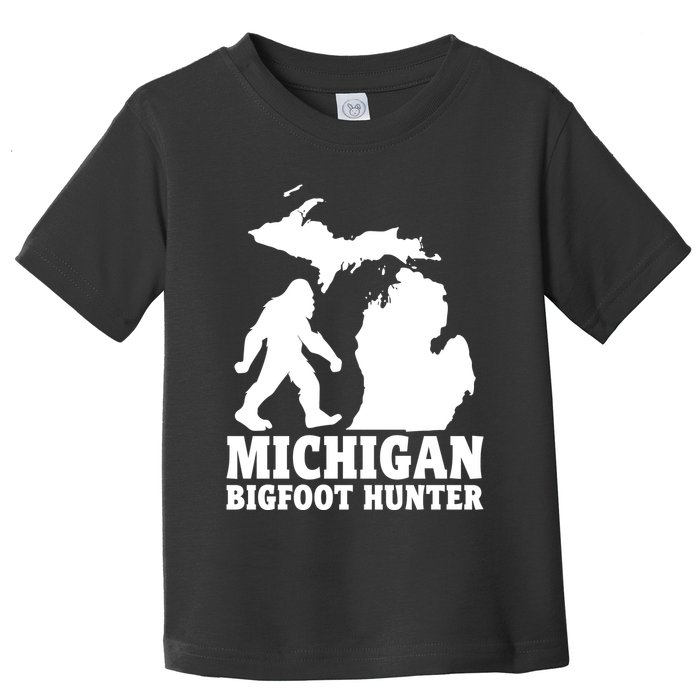 Michigan Bigfoot Hunter Toddler T-Shirt