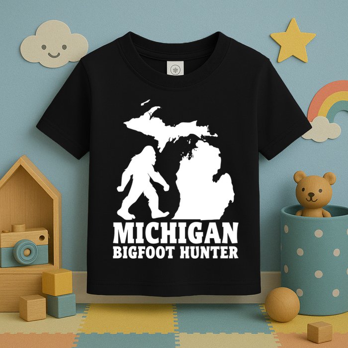 Michigan Bigfoot Hunter Toddler T-Shirt