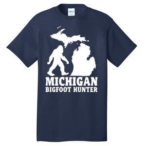 Michigan Bigfoot Hunter Tall T-Shirt