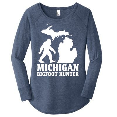 Michigan Bigfoot Hunter Women's Perfect Tri Tunic Long Sleeve Shirt