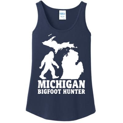 Michigan Bigfoot Hunter Ladies Essential Tank