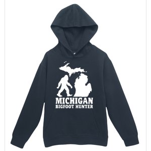 Michigan Bigfoot Hunter Urban Pullover Hoodie