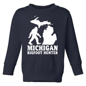 Michigan Bigfoot Hunter Toddler Sweatshirt