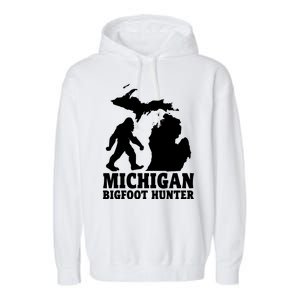 Michigan Bigfoot Hunter Garment-Dyed Fleece Hoodie