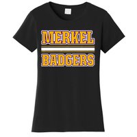 Merkel Badgers Horizontal Stripes Women's T-Shirt