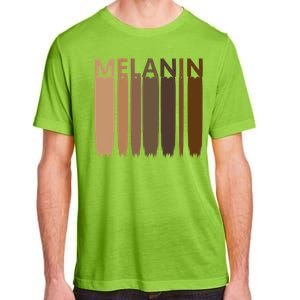 Melanin Black History Month Afrocentric Black Pride Gift Adult ChromaSoft Performance T-Shirt