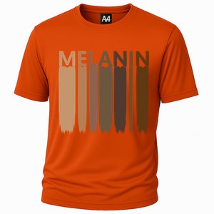 Melanin Black History Month Afrocentric Black Pride Gift Cooling Performance Crew T-Shirt