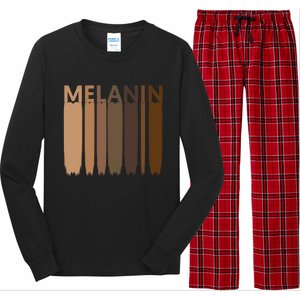 Melanin Black History Month Afrocentric Black Pride Gift Long Sleeve Pajama Set