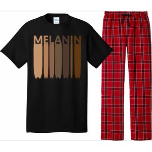 Melanin Black History Month Afrocentric Black Pride Gift Pajama Set