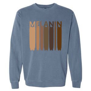 Melanin Black History Month Afrocentric Black Pride Gift Garment-Dyed Sweatshirt