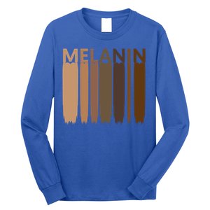 Melanin Black History Month Afrocentric Black Pride Gift Long Sleeve Shirt