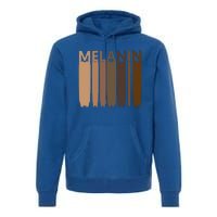 Melanin Black History Month Afrocentric Black Pride Gift Premium Hoodie