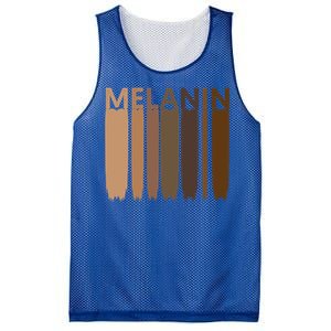 Melanin Black History Month Afrocentric Black Pride Gift Mesh Reversible Basketball Jersey Tank