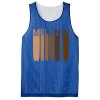 Melanin Black History Month Afrocentric Black Pride Gift Mesh Reversible Basketball Jersey Tank