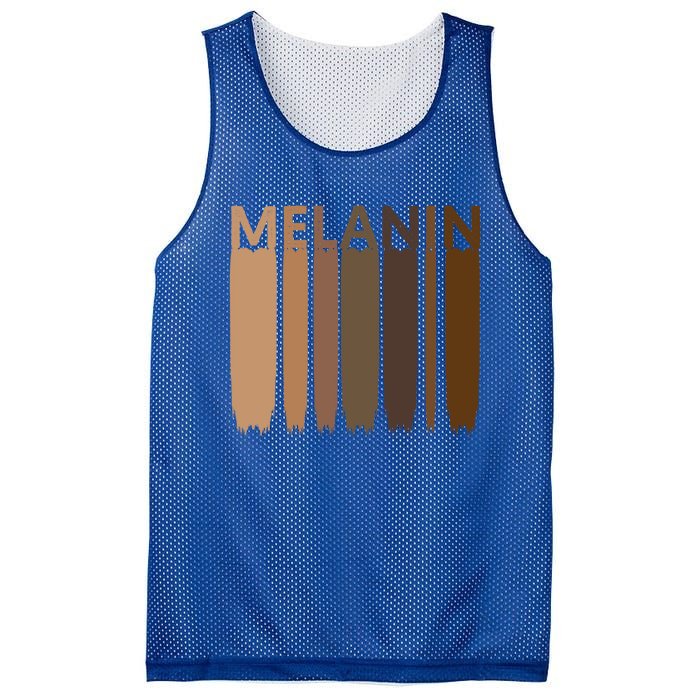 Melanin Black History Month Afrocentric Black Pride Gift Mesh Reversible Basketball Jersey Tank