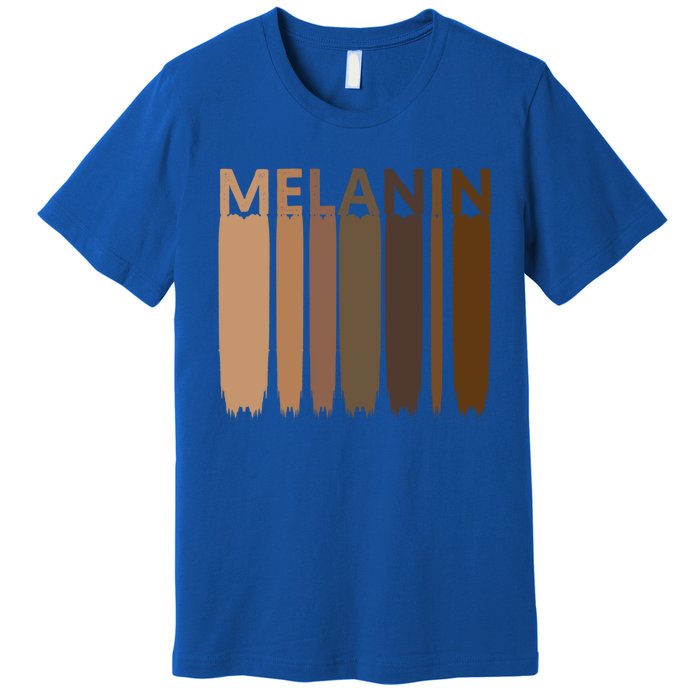 Melanin Black History Month Afrocentric Black Pride Gift Premium T-Shirt