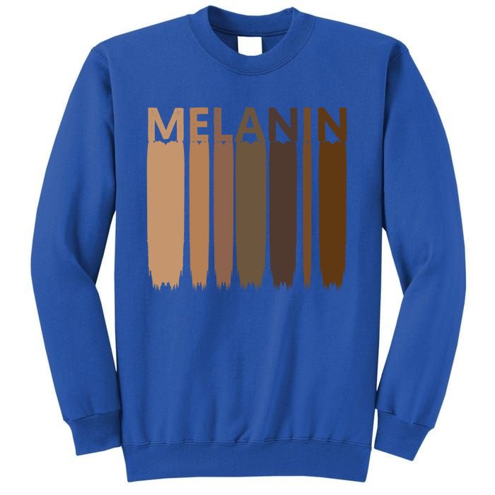 Melanin Black History Month Afrocentric Black Pride Gift Tall Sweatshirt