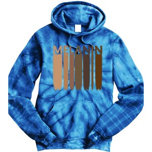 Melanin Black History Month Afrocentric Black Pride Gift Tie Dye Hoodie