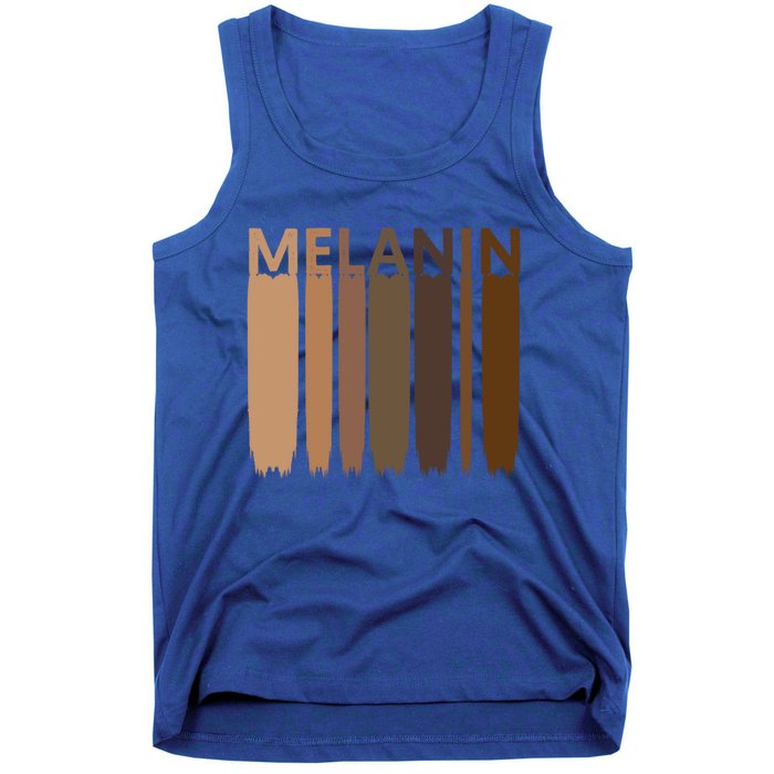 Melanin Black History Month Afrocentric Black Pride Gift Tank Top