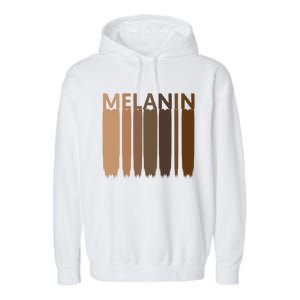 Melanin Black History Month Afrocentric Black Pride Gift Garment-Dyed Fleece Hoodie