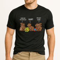 My Butt Hurts Funny Bitten Chocolate Bunny Easter Cooling Performance Crew T-Shirt
