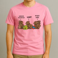 My Butt Hurts Funny Bitten Chocolate Bunny Easter T-Shirt