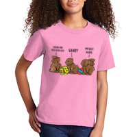 My Butt Hurts Funny Bitten Chocolate Bunny Easter Kids T-Shirt