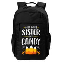 Matching Brother Halloween Will Trade Sister For Candy Daily Commute Backpack