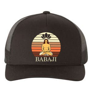 Mahavatar Babaji Hinduism Buddha Peace Master Fitness Poses Hoodie Yupoong Adult 5-Panel Trucker Hat