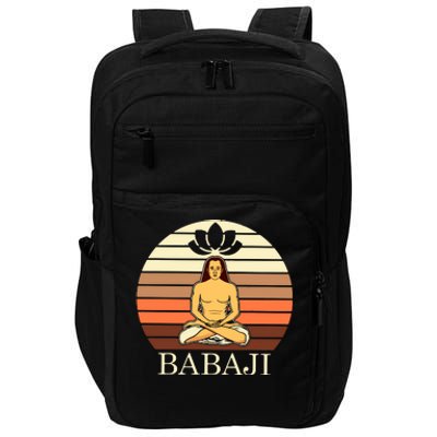 Mahavatar Babaji Hinduism Buddha Peace Master Fitness Poses Hoodie Impact Tech Backpack