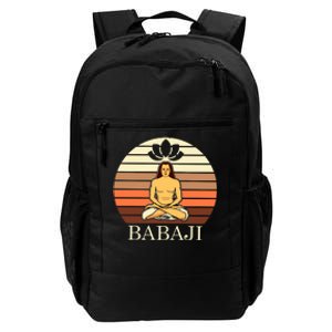 Mahavatar Babaji Hinduism Buddha Peace Master Fitness Poses Hoodie Daily Commute Backpack