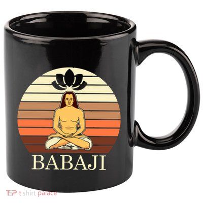 Mahavatar Babaji Hinduism Buddha Peace Master Fitness Poses Hoodie 11oz C Handle Ceramic Mug