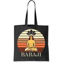 Mahavatar Babaji Hinduism Buddha Peace Master Fitness Poses Hoodie Tote Bag