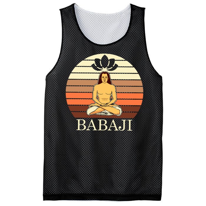 Mahavatar Babaji Hinduism Buddha Peace Master Fitness Poses Hoodie Mesh Reversible Basketball Jersey Tank