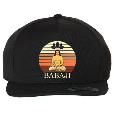 Mahavatar Babaji Hinduism Buddha Peace Master Fitness Poses Hoodie Wool Snapback Cap