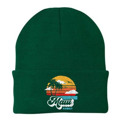 Maui Beach Hawaii Vintage Surf Knit Cap Winter Beanie