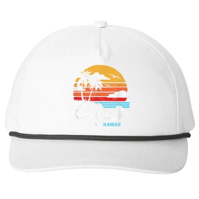 Maui Beach Hawaii Vintage Surf Snapback Five-Panel Rope Hat