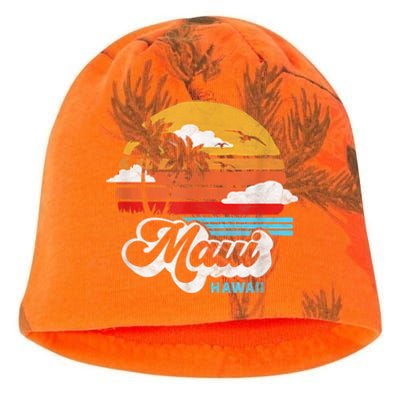 Maui Beach Hawaii Vintage Surf Kati - Camo Knit Beanie