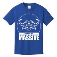 Massive Bull Head Beast Gym Fitness Training Workout Gains Gift Kids T-Shirt