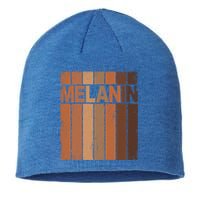 Melanin Black History Month Blm African American Juneteenth Gift Sustainable Beanie