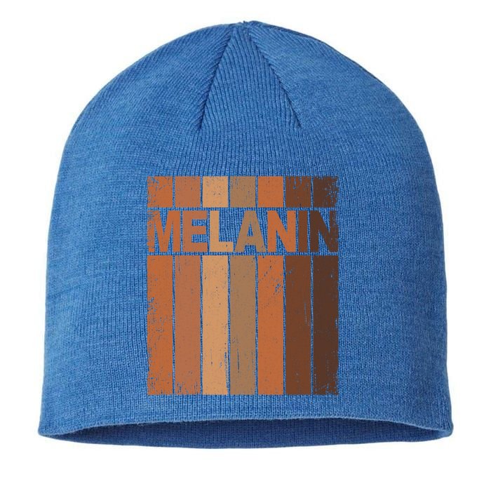 Melanin Black History Month Blm African American Juneteenth Gift Sustainable Beanie