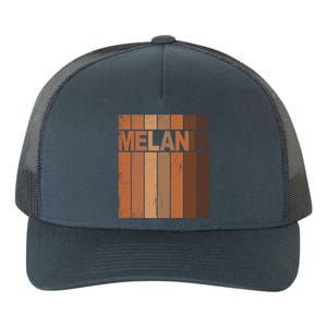 Melanin Black History Month Blm African American Juneteenth Gift Yupoong Adult 5-Panel Trucker Hat