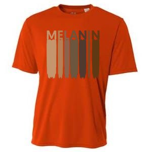 Melanin Black History Month Afrocentric Black Pride Cool Gift Cooling Performance Crew T-Shirt