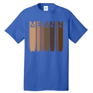 Melanin Black History Month Afrocentric Black Pride Cool Gift Tall T-Shirt