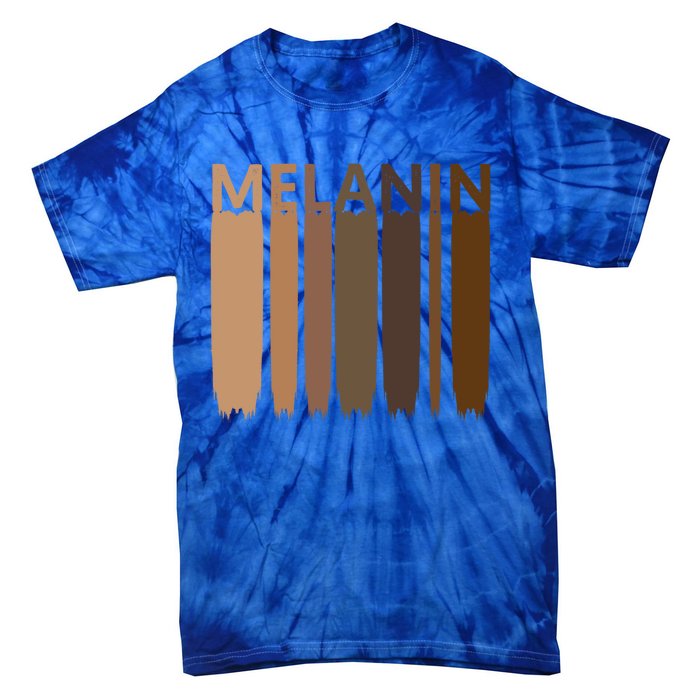 Melanin Black History Month Afrocentric Black Pride Cool Gift Tie-Dye T-Shirt