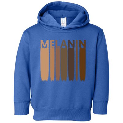 Melanin Black History Month Afrocentric Black Pride Cool Gift Toddler Hoodie