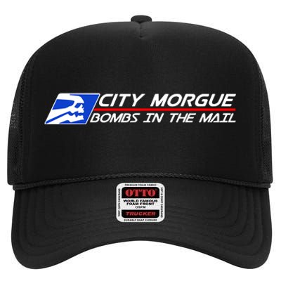 Morgue Bombs In The Mail High Crown Mesh Back Trucker Hat