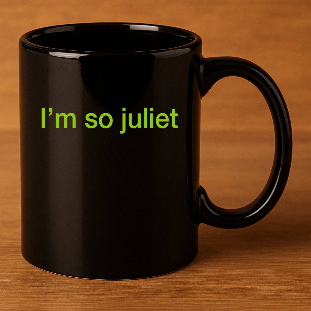 Marissa Blair IM So Juliet 11oz C Handle Ceramic Mug