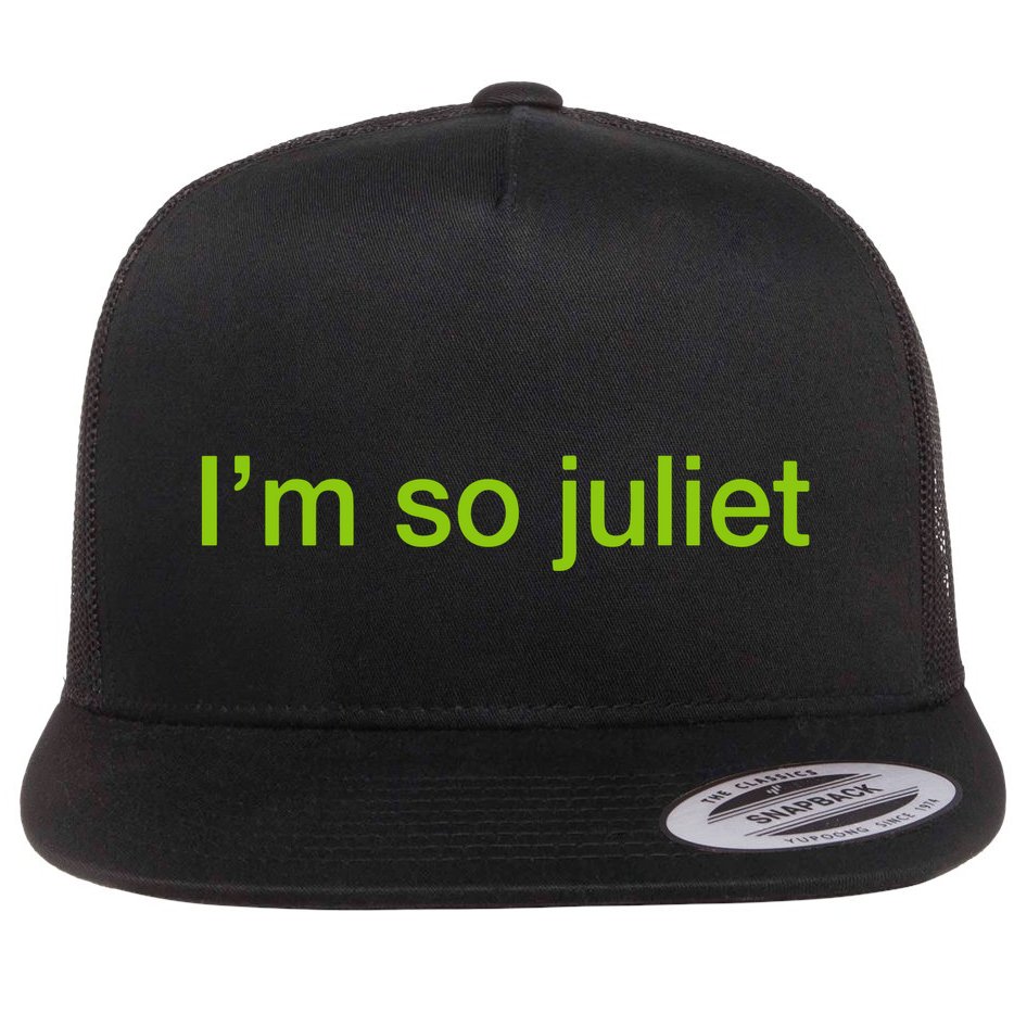 Marissa Blair IM So Juliet Flat Bill Trucker Hat