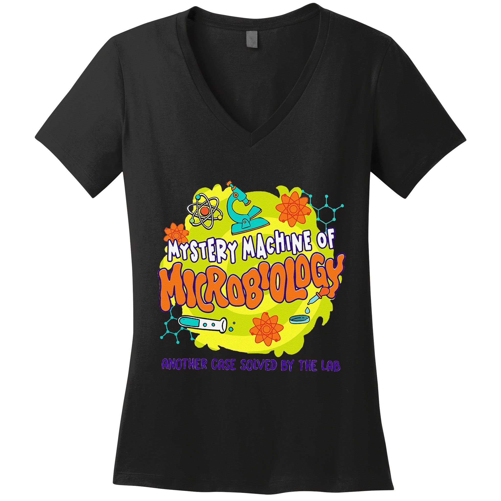Microbiology Bacteria Infection Control Nurse Lab Week 2025 Gift Women's V-Neck T-Shirt